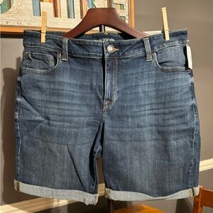 Maurices Dark Blue Jean Shorts for Women